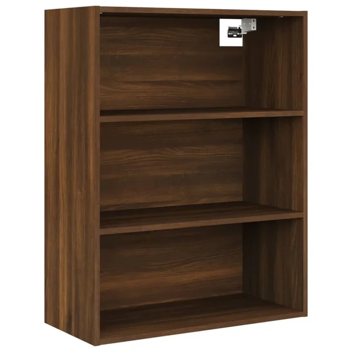 vidaXL Armario colgante de pared marrón roble 69,5×32,5×90 cm