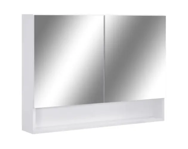 vidaXL armario de baño con espejo mdf blanco 80x15x60 cm | Brico Depôt Ultima Occasione