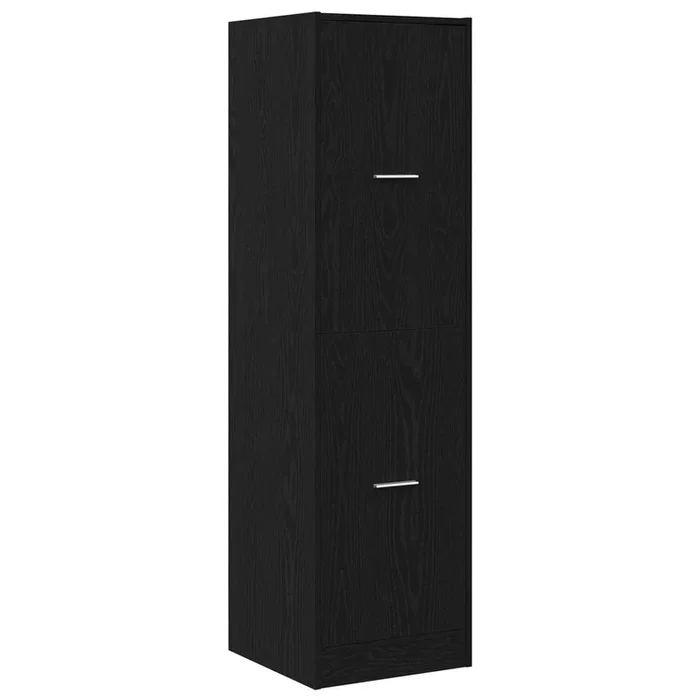 vidaXL Armario de Boticario Roble negro 40 x 41 x 144.5 cm