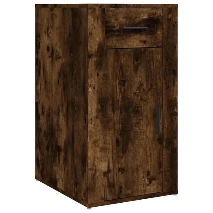 vidaXL Armario de escritorio contrachapada roble ahumado 40x49x75 cm