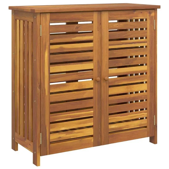vidaXL Armario de Jardín con almacenamiento Marrón 90 x 40 x 90cm