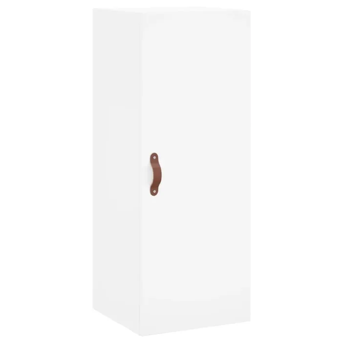 vidaXL Armario de pared blanco 34,5x34x90 cm (5)