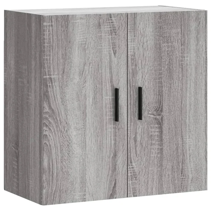 vidaXL Armario de pared madera de ingeniería gris Sonoma 60x31x60 cm (3)