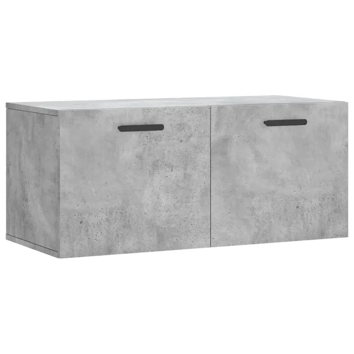 vidaXL Armario de pared madera ingeniería gris hormigón 80×36,5×35 cm (2)