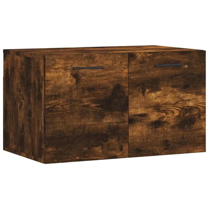vidaXL Armario de pared madera ingeniería roble ahumado 60×36,5×35 cm