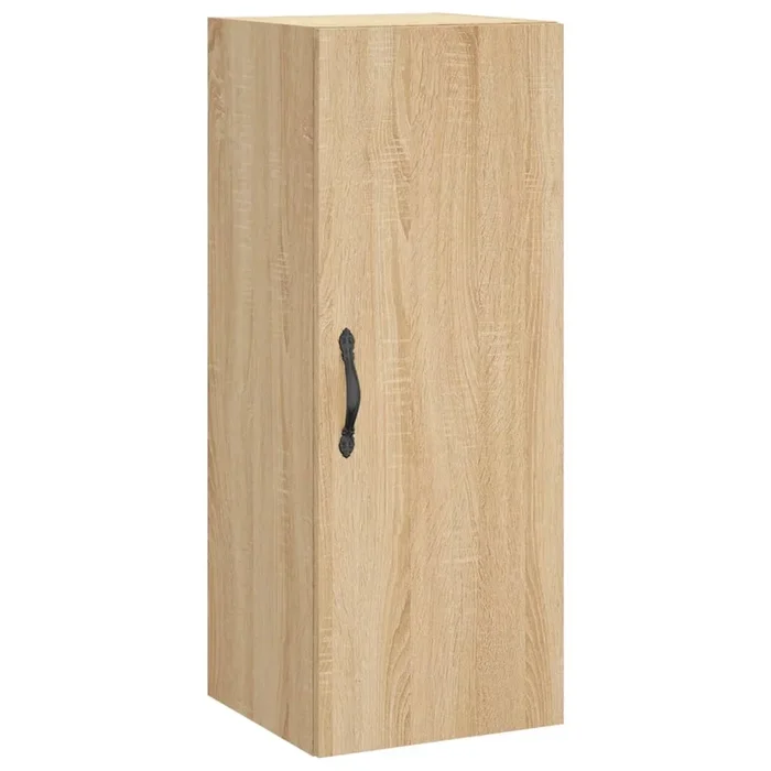 vidaXL Armario de pared madera ingeniería roble Sonoma 34,5x34x90 cm (3)