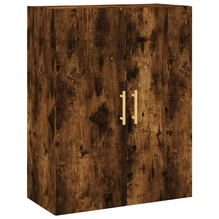 vidaXL Armario de pared roble ahumado 69,5x34x90 cm (12)