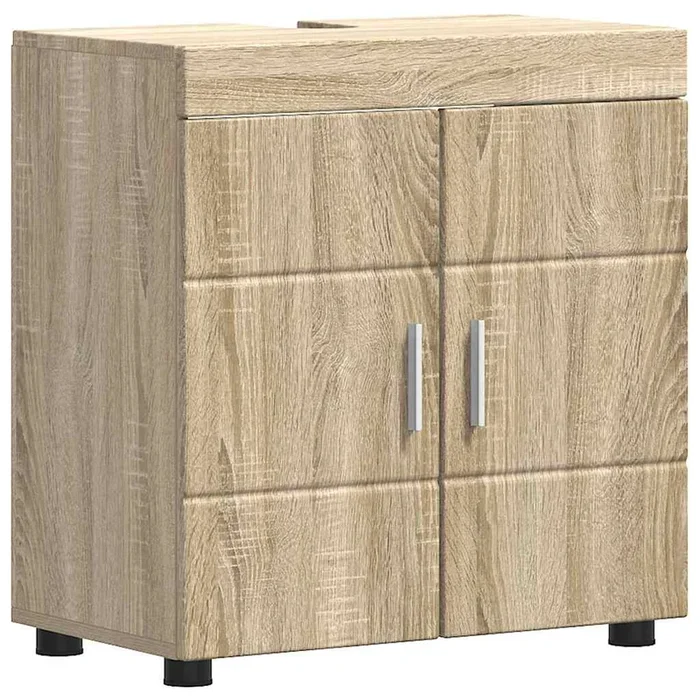 vidaXL Armario para lavabo de baño TULUM Roble Sonoma 60 x 34 x 63 cm