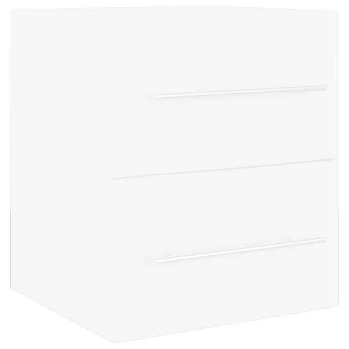 vidaXL Armario para lavabo madera contrachapada blanco 41×38,5×48 cm
