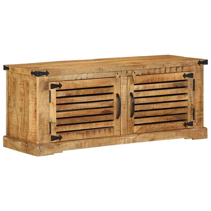 vidaXL Armario para Zapatos con almacenamiento Marrón 110 x 38 x 45 cm