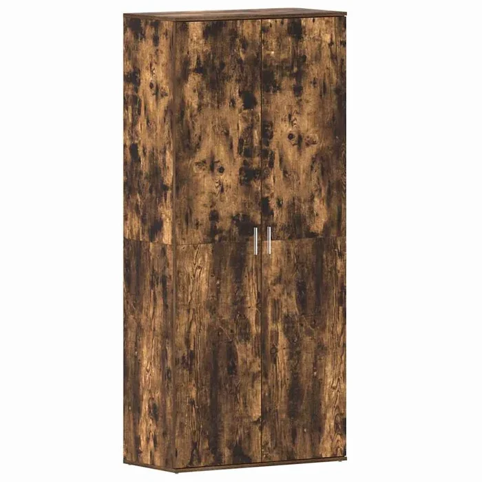 vidaXL Armario para Zapatos con puerta Marrón 80 x 39 x 180 cm (4)