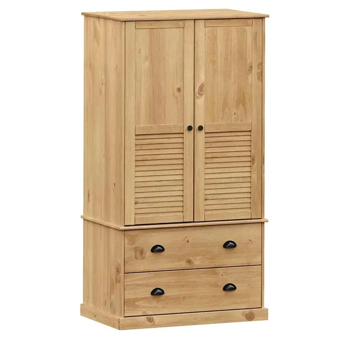 vidaXL Armario VIGO madera maciza de pino 90x55x170 cm