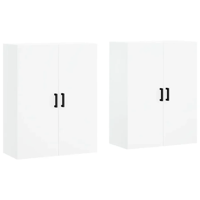vidaXL Armarios de pared 2 unidades blanco 69,5x34x90 cm (2)