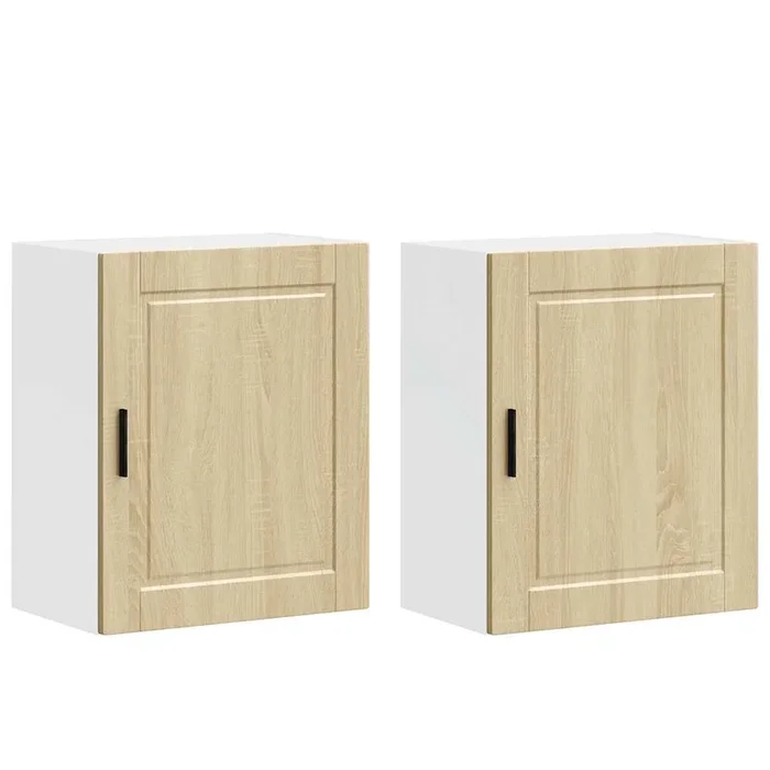vidaXL Armarios pared para cocina 2 uds Porto roble sonoma