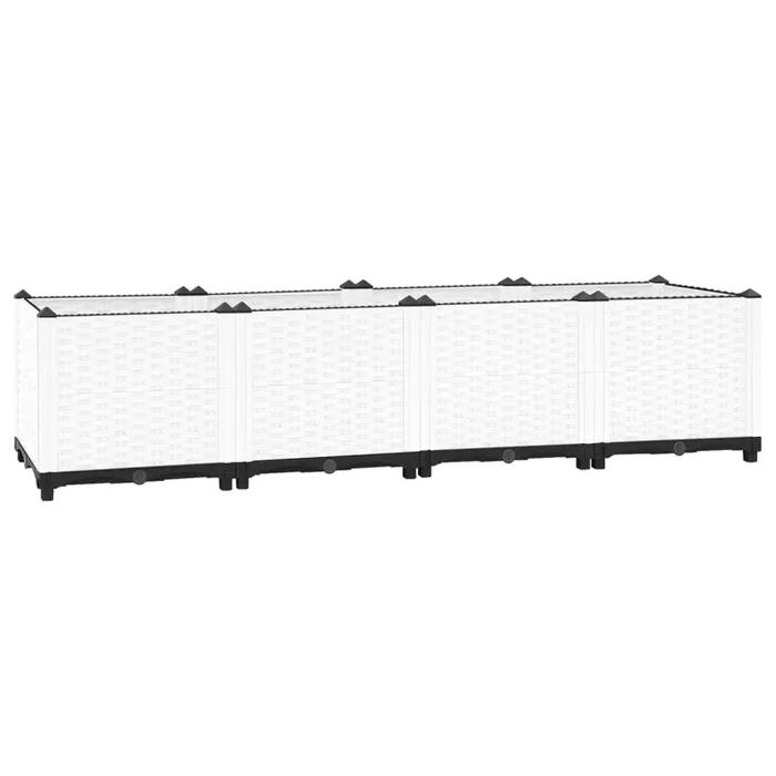 vidaXL Arriate polipropileno 160x40x38 cm