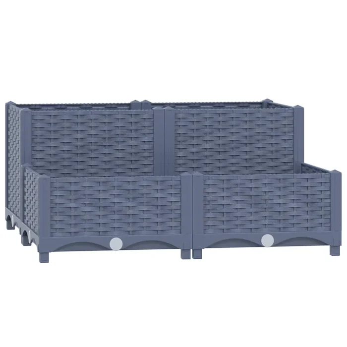 vidaXL Arriate polipropileno 80x80x38 cm (2)