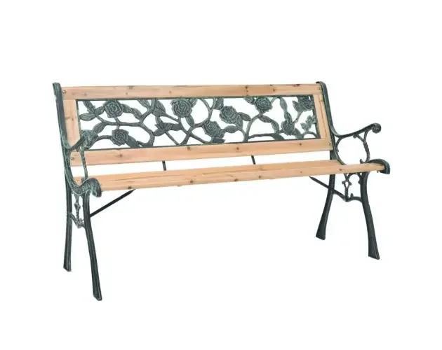 vidaXL banco de jardín de madera 122 cm | Brico Depôt Nuovo Arrivo
