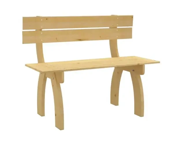 vidaXL banco de jardín de madera de pino impregnada 150 cm | Brico Depôt Saldi