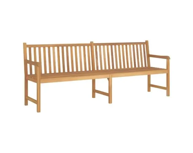 vidaXL banco de jardín de madera maciza de teca 228 cm | Brico Depôt Ordine In Blocco