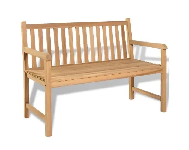 vidaXL banco de jardín de teca 120 cm | Brico Depôt Offerta Lampo