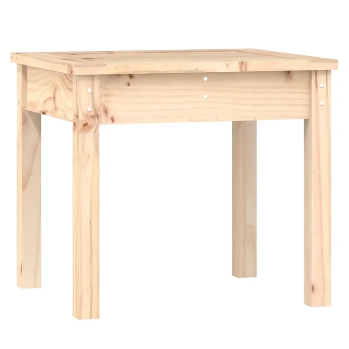 vidaXL Banco de jardín madera maciza de pino 50x44x45 cm