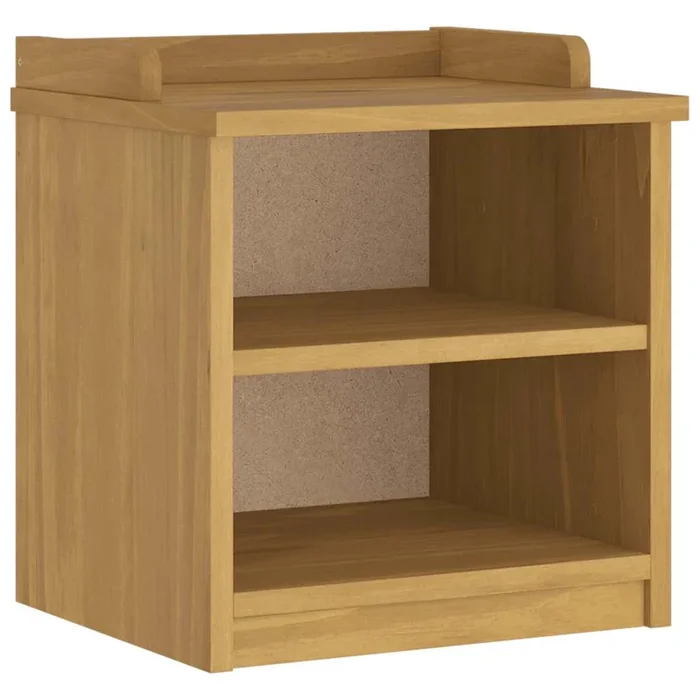 vidaXL Banco de recibidor SANDNES madera maciza de pino 45x40x50 cm (5)
