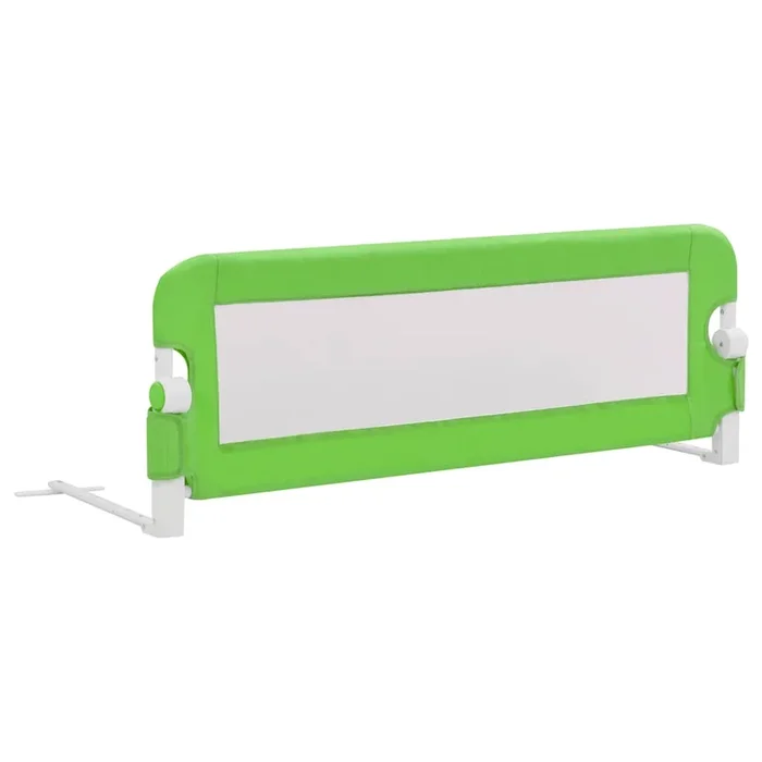 vidaXL Barandilla de seguridad cama de niño poliéster verde 120×42 cm
