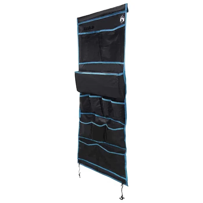 vidaXL Bolsa de almacenamiento Negro y azul 161 x 58.5 cm oxford