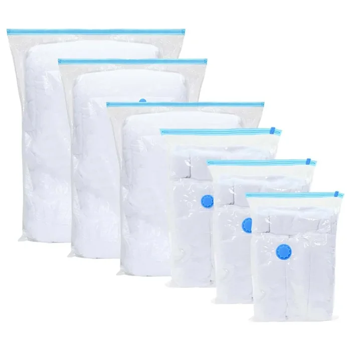 vidaXL Bolsas de almacenaje al vacío 5 pcs 60 x 40 cm