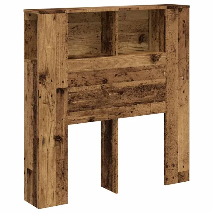 vidaXL Cabecero armario madera ingeniería envejecida 100×18,5×102,5 cm