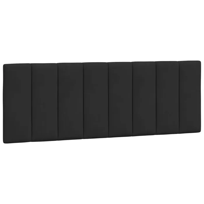 vidaXL Cabecero de cama acolchado Hanko terciopelo negro 120 cm
