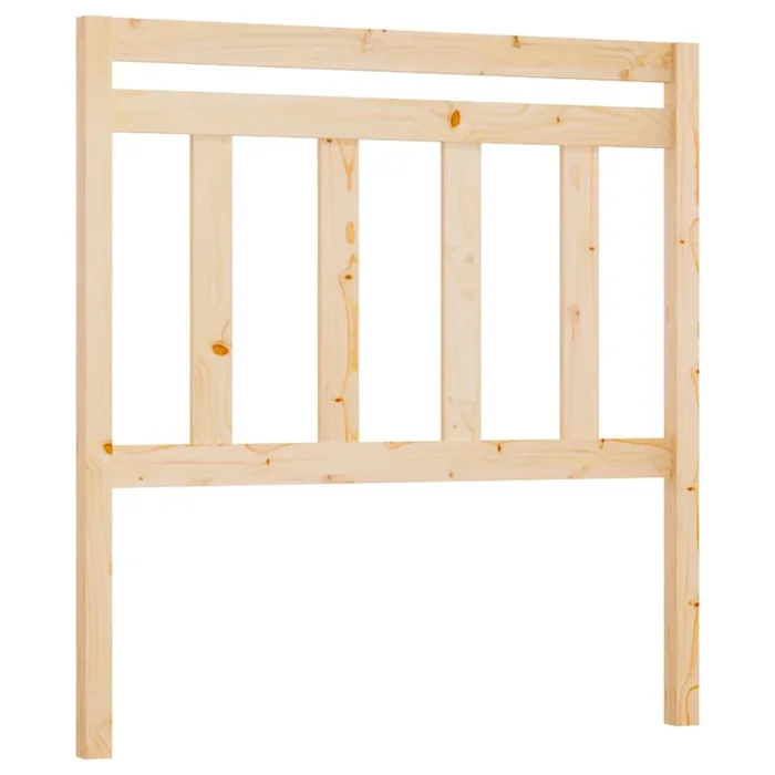 vidaXL Cabecero de cama madera maciza de pino 106x4x100 cm (5)