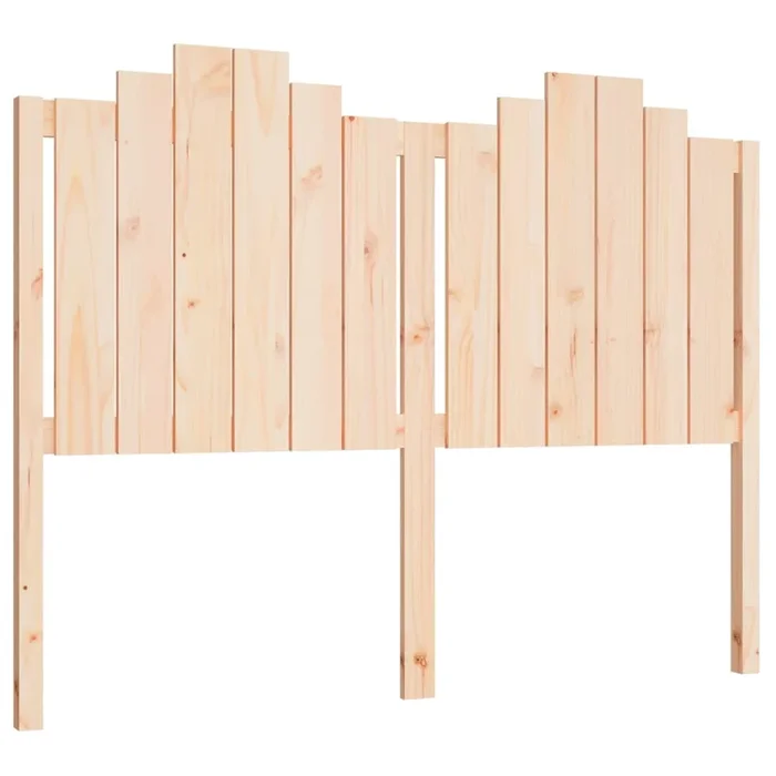vidaXL Cabecero de cama madera maciza de pino 141x4x110 cm