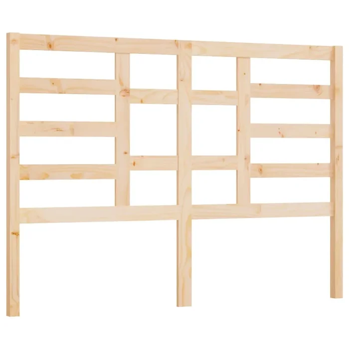 vidaXL Cabecero de cama madera maciza de pino 156x4x104 cm (2)