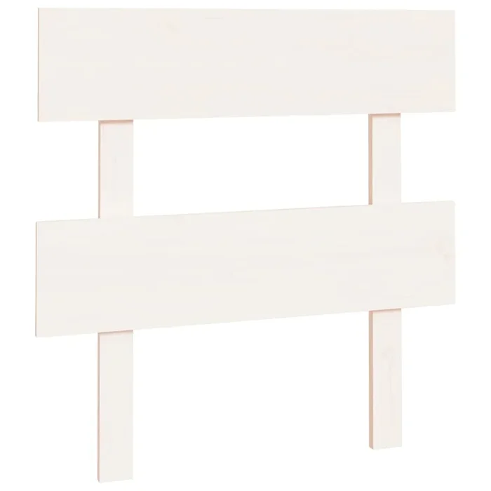 vidaXL Cabecero de cama madera maciza de pino blanco 103,5x3x81 cm (2)