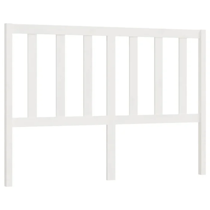 vidaXL Cabecero de cama madera maciza de pino blanco 166x4x100 cm (8)
