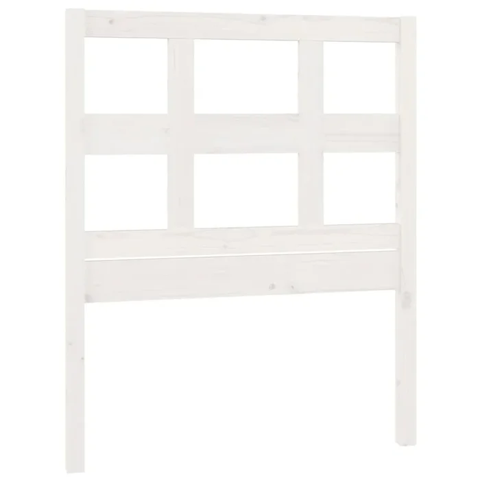vidaXL Cabecero de cama madera maciza de pino blanco 80,5x4x100 cm (4)