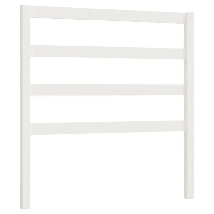 vidaXL Cabecero de cama madera maciza de pino blanco 95x4x100 cm (3)