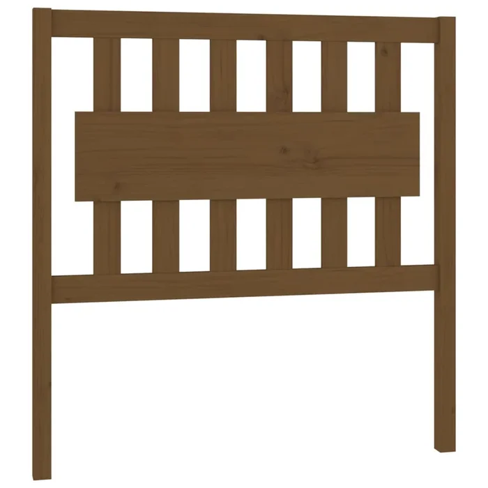 vidaXL Cabecero de cama madera maciza pino marrón miel 95,5x4x100 cm (4)