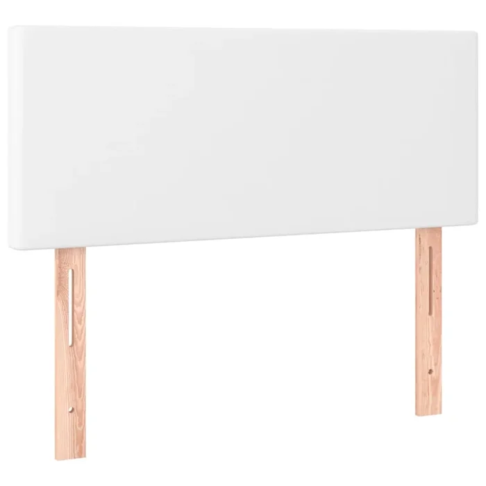 vidaXL Cabecero de cuero sintético blanco 80x5x78/88 cm
