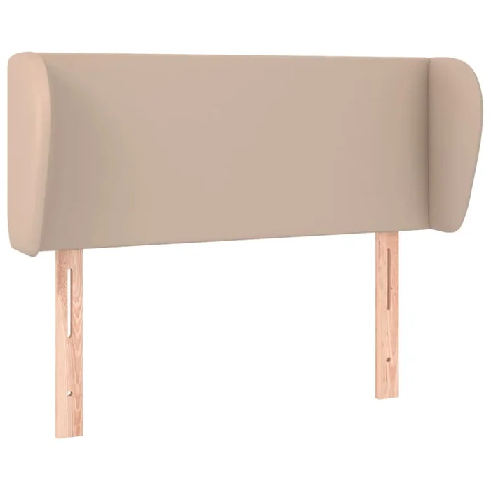 vidaXL Cabecero de cuero sintético color capuchino 83x23x78/88 cm (3)