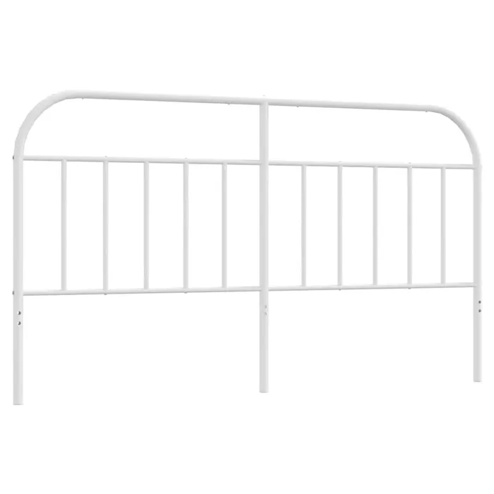 vidaXL Cabecero de metal blanco 180 cm