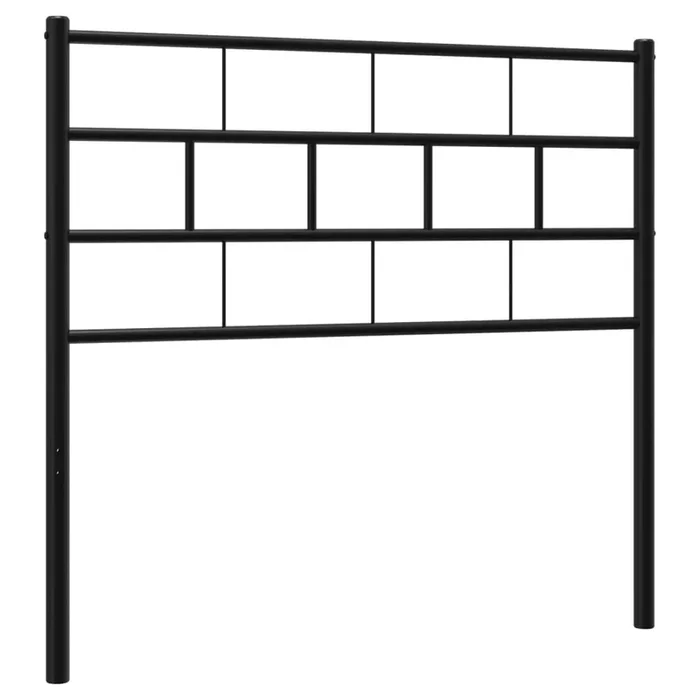 vidaXL Cabecero de metal negro 107 cm (5)