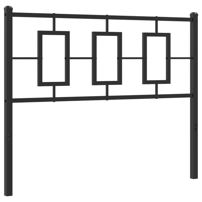 vidaXL Cabecero de metal negro 107 cm (8)