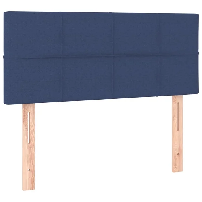 vidaXL Cabecero de tela azul 90x5x78/88 cm (4)