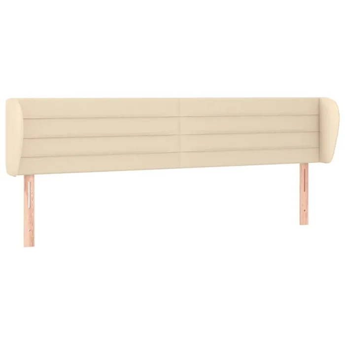 vidaXL Cabecero de tela color crema 163x23x78/88 cm (5)