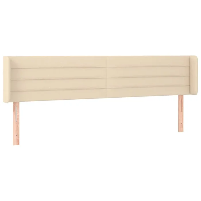 vidaXL Cabecero de tela color crema 183x16x78/88 cm (7)