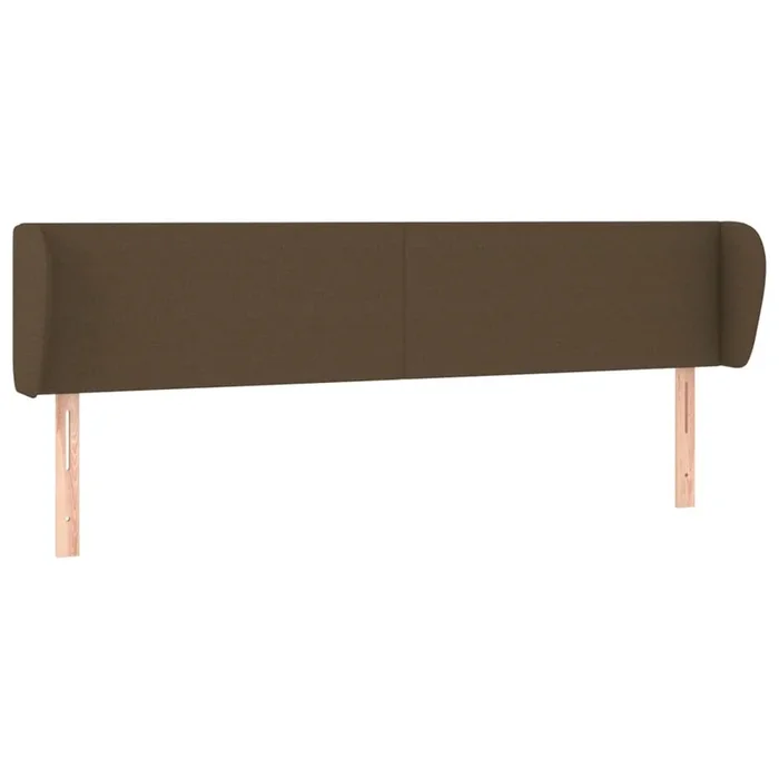 vidaXL Cabecero de tela gris oscuro 163x23x78/88 cm (5)