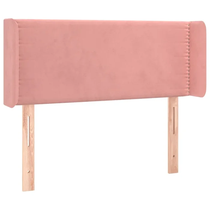 vidaXL Cabecero de terciopelo rosa 103x16x78/88 cm (2)