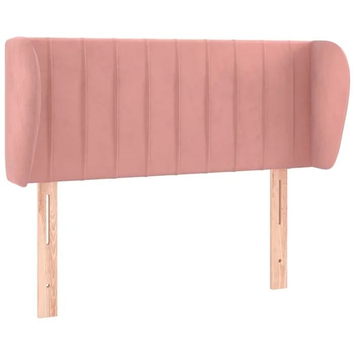 vidaXL Cabecero de terciopelo rosa 103x23x78/88 cm